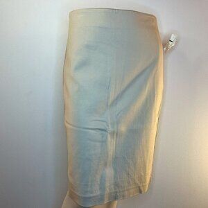 ADRIANNA PAPELL Women's Ivory Straight Skirt - Size 4 - NWT